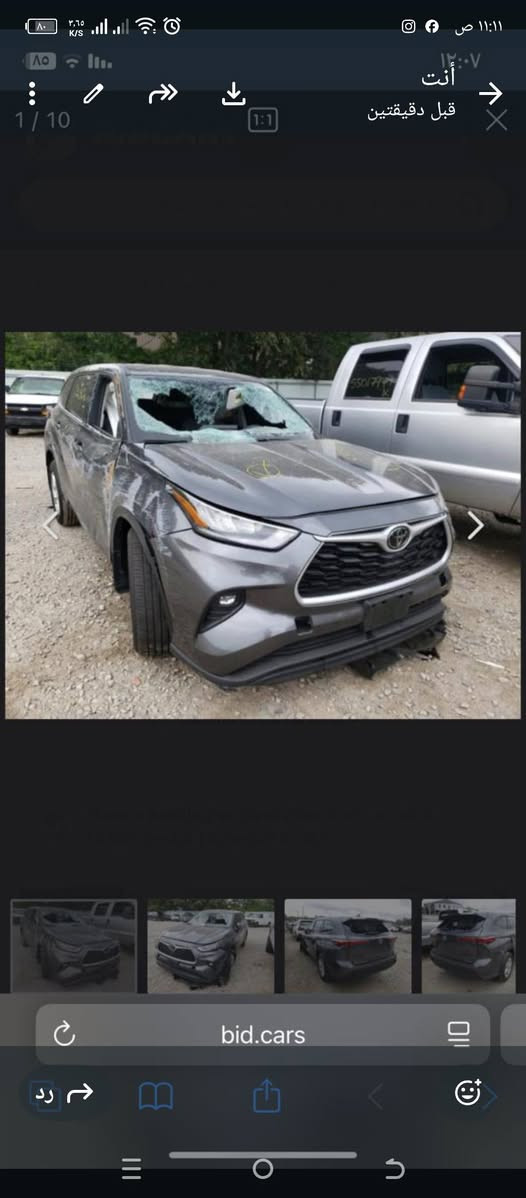 تويوتا هايلندر موديل 20 رقم اربيل محرك 6 بچم والجنطه كبس بيها قطعتين صبغ مع 3 قطعه كلير من امريكا حادثها خفيف جدا كما موضح بالصورة ماشيه 118 الف كيلو  المواصفات 
بصمه تشغيل عن بعد كراسي كهرباء جنطه كهرباء نقطه عمياء رادار  ومواصفات أخرى 
المحرك والكير شرط شركه ما بيه برغي مفتوح 
السعر 255 وبيها مجال وإذا مراوس بسياره حديثه هم يرهم 
***********
