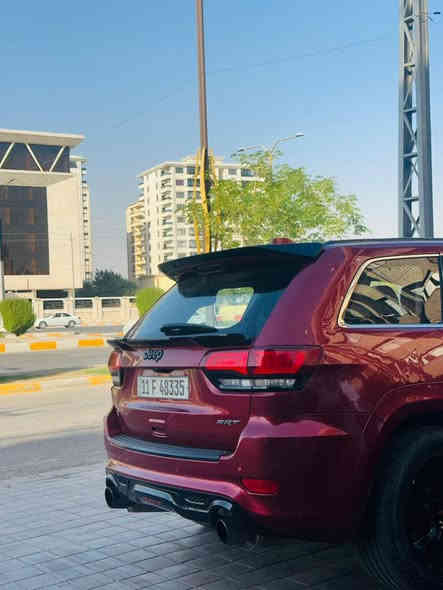 السلام عليكم 
جيب SRT اصل 2015
 
عليها طابوكه ٥.٧ وباقي التفرعات كلها SRT 

فول مواصفات للأخير فول 

بنوراما 

سقف روز رايز 

رادار امامي 

نقاط عمياء 

كشنات حضن كنتارة

تحكم ستيرن 

شفتات 

فجوج برمبو 

خمس وضعيات قيادة 

وبيها هواي مواصفات بعد 

عليها إضافات مرتبه 

شوته 

وكزوز صوته مرتب 

مكينه كير اكسل كفاله 

السياره بدون صبغ فقط دعامية فقط وبيها بارد بالباب وبارد بالجنطه 

نقصها صدر وفريز تبريد بلكات فيتبم كله جديد صار ٤ ايام من بدلتهن 

سيارة رقمها بغداد تحويل مباشر 

مكاني بغداد سعرها ٢١٥ وبيها مجال

اتصال ***********
واتس اب ***********
