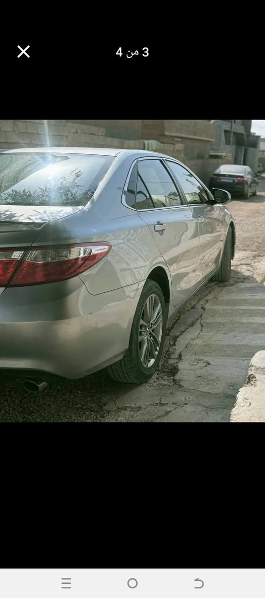 كامري 2016 وارد امريكي
رقم سليمانية سنوية جديد لحد2030
بيها بطاقة بانزين
محرك كير شرط  مواصفاتSE
بيها 3قطع صبغ  بونيد وجاملغين امامي
السعر140$وبيها مجال
ماشية 190كم 
مكان دوزخورماتو
***********
*********** طوز, صلاح الدين

