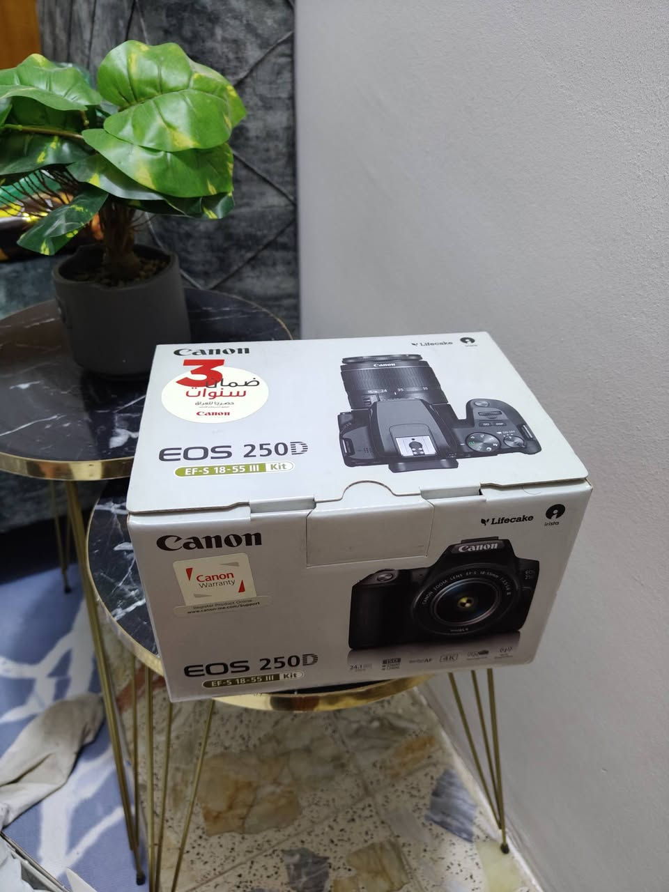 كانون 250D
السلام عليكم 
كانون 250dنضافه 95%شرط الفحص +عدسة 50mm-1.8
جنطة +بطاريات 4وقاعدة شحن مزدوجه+شاحنة الشركة الاصليه+مانع اهتزاز Weebill s استخدام 5مرات فقط  كارتون موجود 

بغداد حي القاهره
السعر خاص او واتس اب 
 رقم ***********
