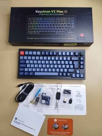 Keychron V1 Max • واير/بلوتوث • سويتش ريد