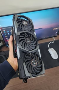 للبيع كرت شاشة   RTX 2080 SUPER MSI GAMING TRIO X OC 8GB   مستخدم نظيف...