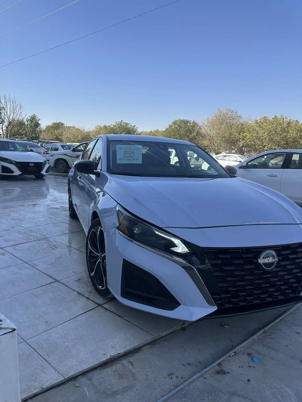 نيسان التيما 2024  SR Pulas  فوول مواصفات
رقم شاصي  

1N4BL4CV9RN400403✅

• كشن كهربائي 6وضعيات

 • رادارات خلفية 

 • رادارات جانبية

رادار امامي

مكينه 2500 تنفس طبيعي بدون تيربو المرغوب  

 • تشغيل عن بعد + بصمة تشغيل بوب بصمة+تحديد مسار

 • كاميرا خلفية دواره 

 • تحكمات كاملة استيرن + تحديد سرعة

 • لايتات زينون +بلاد

كشنات جلد 

شفتات استيرن

سونار موجود  

سياره مابيهه نواقص جاهزه ✨

مكان سيارة كلار ✅

***********
