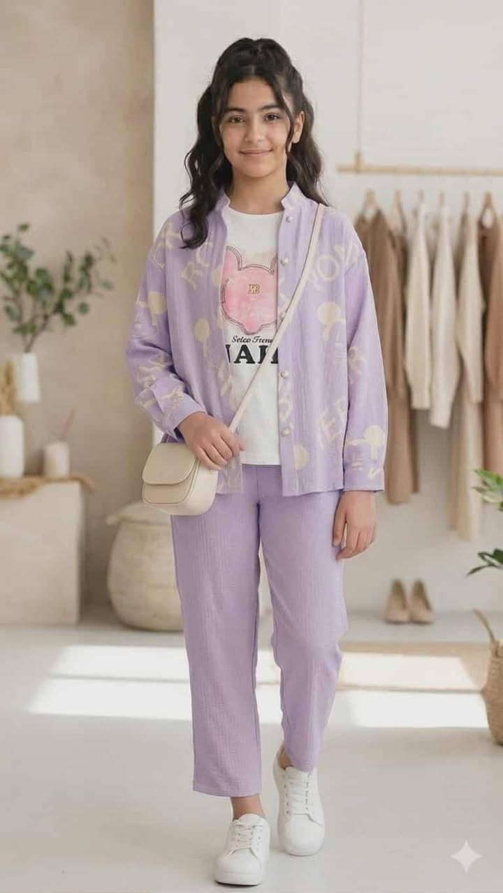 عمر الـ 8_14 يحتاج حركة وراحة، اخترنا لج هذا السوت القطني المميز 👌
✅ قميص مفتوح لإطلالة كاجوال
✅ بنطلون واسع ومريح جداً
✅ تيشيرت بطبعة مرحة للأطفال
الألوان المتوفرة:
🍃 الأخضر الباستيل
🌸 الوردي الرقيق
💜 البنفسجي اللافندر
📏 القياسات: 8 – 14
💰 السعر: 13000 فقط
متوفرة في محل سكر وقطن لملابس الأطفال
📍 قضاء الحي مقابل متنزه الزهور
اطلبيها الآن وخليها تطل بأحلى لوك 🛍️


**إذا كنت صاحب هذا الإعلان وتريد حذفه لأي سبب، رجاءا أرسل رسالة إلى الدعم الفني**