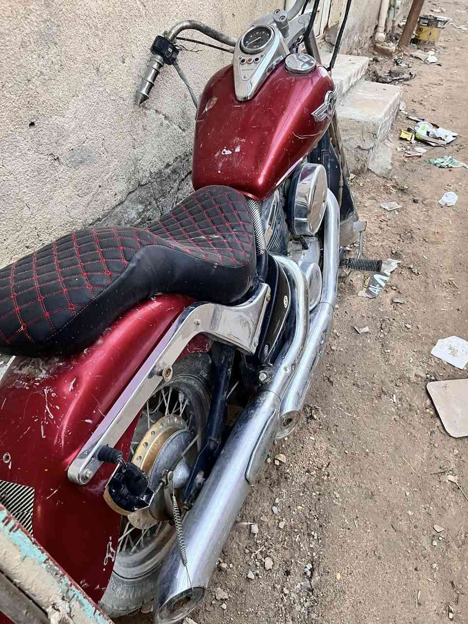 السلام عليكم دراجه هارلي فولكان للبيع سعرها 800وبيها مجال مكاني نجف ***********
