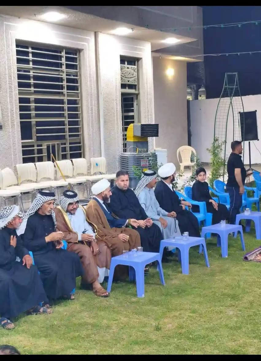 مجلس عزاء بذكرى استشهاد الامام الجواد عليه السلام 

في #دار_السيد_معتمد_المرجعية_الدينية_العليا 

السيد ضياء العلاق و  الحاج السيد حيدر العلاق 

والخطيب الشيخ صاحب الصوت المميز 

#احمد_الخفاجي 

____________________

مؤسسة خاتم الأنبياء للصوتيات ✅️

*********** سجاد الكعبي 

*********** مرتضى علي 

📍بغداد/بسماية/مجمع_الاحسان
