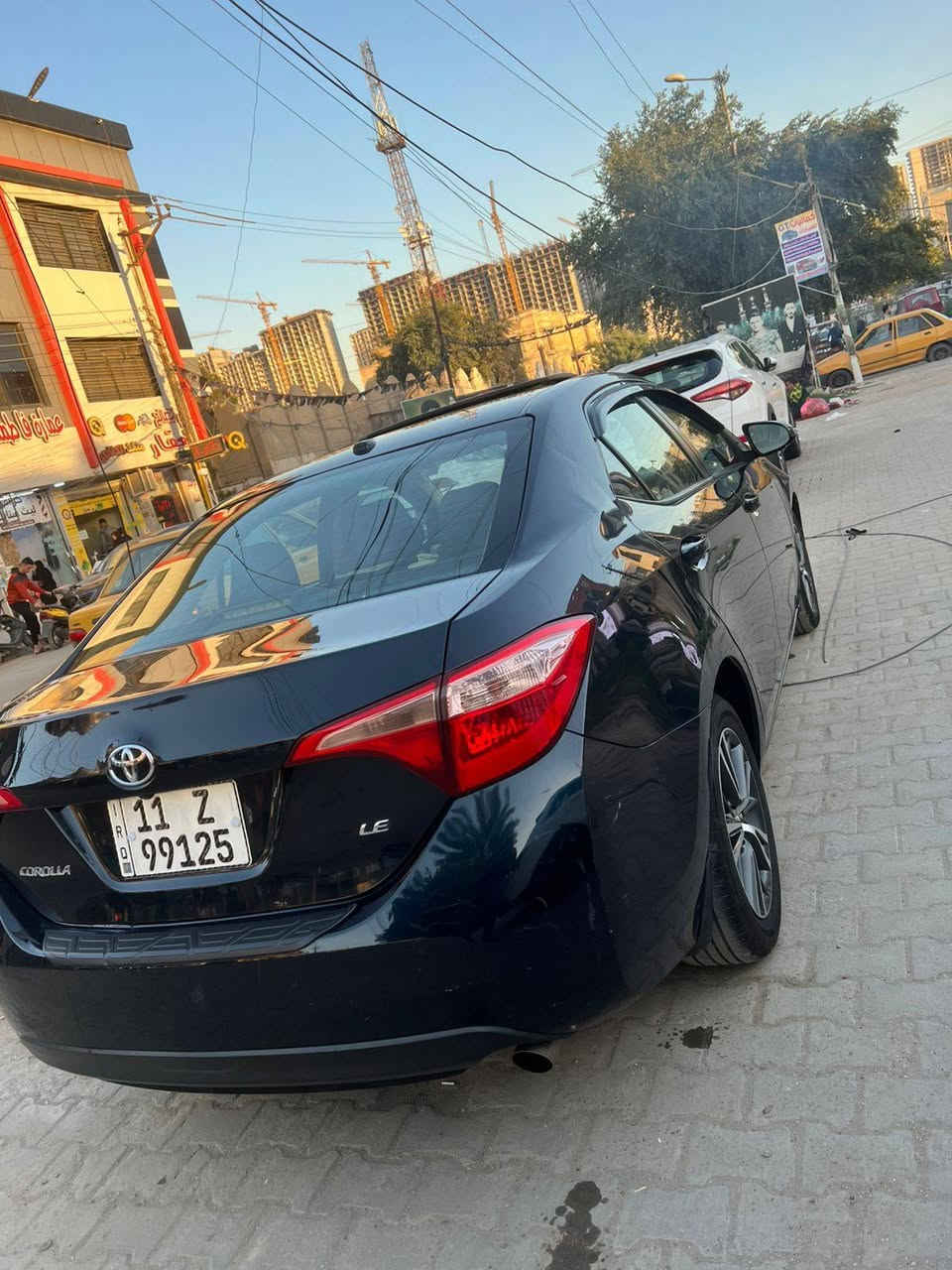 السلام عليكم
كورلا2018le فول مواصفات 
ازرق متغير
ويل١٧ ورادار وشاشة جبيرة gbs
بلوجكتر بلاد وفتحة وداخل بيجي 
ظررهة باب السايق والجاملغ الامامي بدون ايرباك 
وبيهة بالعراق جاملغ خلفي 
اربع قطع صبغ
جاهزة كير ومكينة وتبريد وتخم تاير وصدر
بدون ايرباك 
عارضهة ١٢٢ وبيهة مجال 
***********
