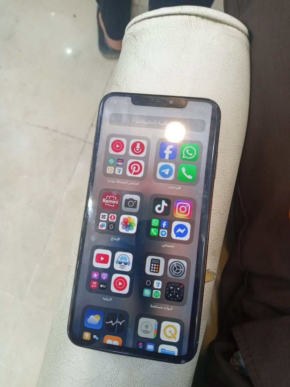 سلام عليكم آيفون اكس ماكس للبيع ١٣٠ وبي مجال ***********
