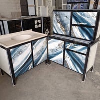 كاونتر المنيوم • قياس متر • سنك مرمر