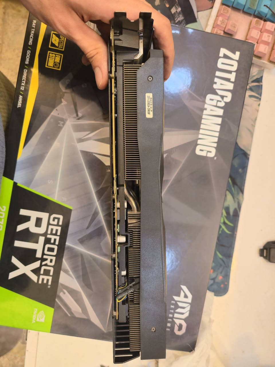 السلام عليكم 
للبيع

كرت شاشة  2070  zotac gaming نسخة 8G من شركة زوتاك  الغنية عن التعريف 
الكرت مستعمل بس مستعمل قليل ونضيف كلش وكارتونته وياه 

الكرت بي ضمان فحص اسبوع

سعر الكرت 350 الف والتوصيل مجاني


**إذا كنت صاحب هذا الإعلان وتريد حذفه لأي سبب، رجاءا أرسل رسالة إلى الدعم الفني**