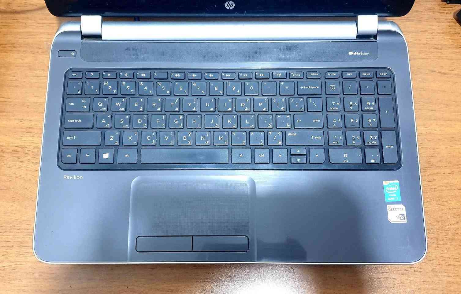 hp pavilion i7 الجيل الرابع 
الرام 8G  والهارد 256ssd 
حجم الشاشة 15.6 
كارت الشاشة خارجي 2G geforce 
البطارية جديدة سعر القطعة 225 الف


**إذا كنت صاحب هذا الإعلان وتريد حذفه لأي سبب، رجاءا أرسل رسالة إلى الدعم الفني**