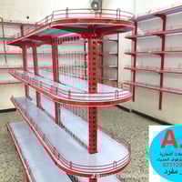 بيع كافه انواع الرفوف الحديثه الجداريه والمخزنيه والوسطيه الخاصه بجميع...