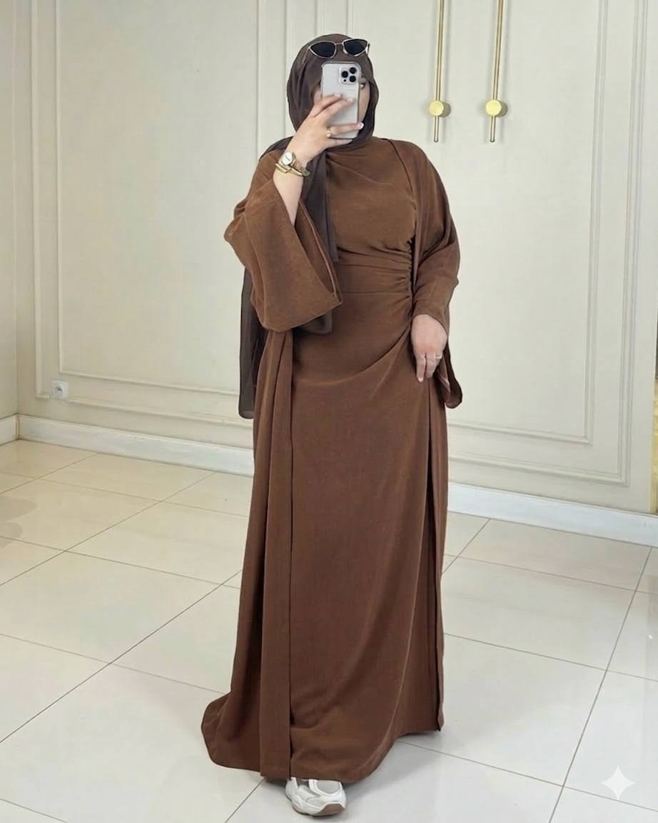 كولكشن العيد✨🔥
عباية بشت مع بينصل💞

موديل تحفه 🫰🏻
متكون من بينصل بشت 
حزام من لخلف 
خامه دابل تركي صيفي ✨

قياس 38 40 42 44 46 48 
متوفر 4 الوان✨


**إذا كنت صاحب هذا الإعلان وتريد حذفه لأي سبب، رجاءا أرسل رسالة إلى الدعم الفني**