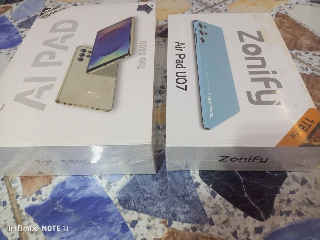 ايباد الزونفي بعده بالجيس مامفتوح يجنن حجم الشاشه 7 انج هو ايباد هو لابتوب ذاكرته 1000 كيكا بايت يدعم جميع البرامج والالعاب سعره 100 قفل
ايباد AI PAD كلش حلو ذاكرة 512 حجم الشاشه 8 انج يدعم جميع البرامج والالعاب يدعم شريحة السيم كارت نضامه 5G سعره 110
لابتوب نضامه ويندور 10 ذاكرته 64 متصل منفصل تريده ايباد تريده لابتوب كلش حلو يدعم جميع البرامج والالعاب 
سعره 125 
موجود توصيل كافة المحافظات


**إذا كنت صاحب هذا الإعلان وتريد حذفه لأي سبب، رجاءا أرسل رسالة إلى الدعم الفني**
