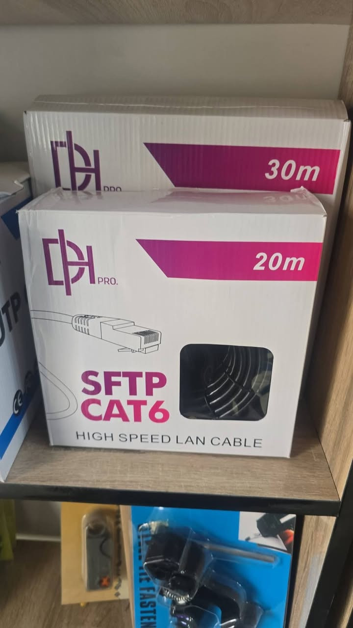 وصل كيبل Dh الUtp الامتار والبكرات بنوعيها
الخضرة والبنفسجية اللي العالم اتعلمت عليه


**إذا كنت صاحب هذا الإعلان وتريد حذفه لأي سبب، رجاءا أرسل رسالة إلى الدعم الفني**