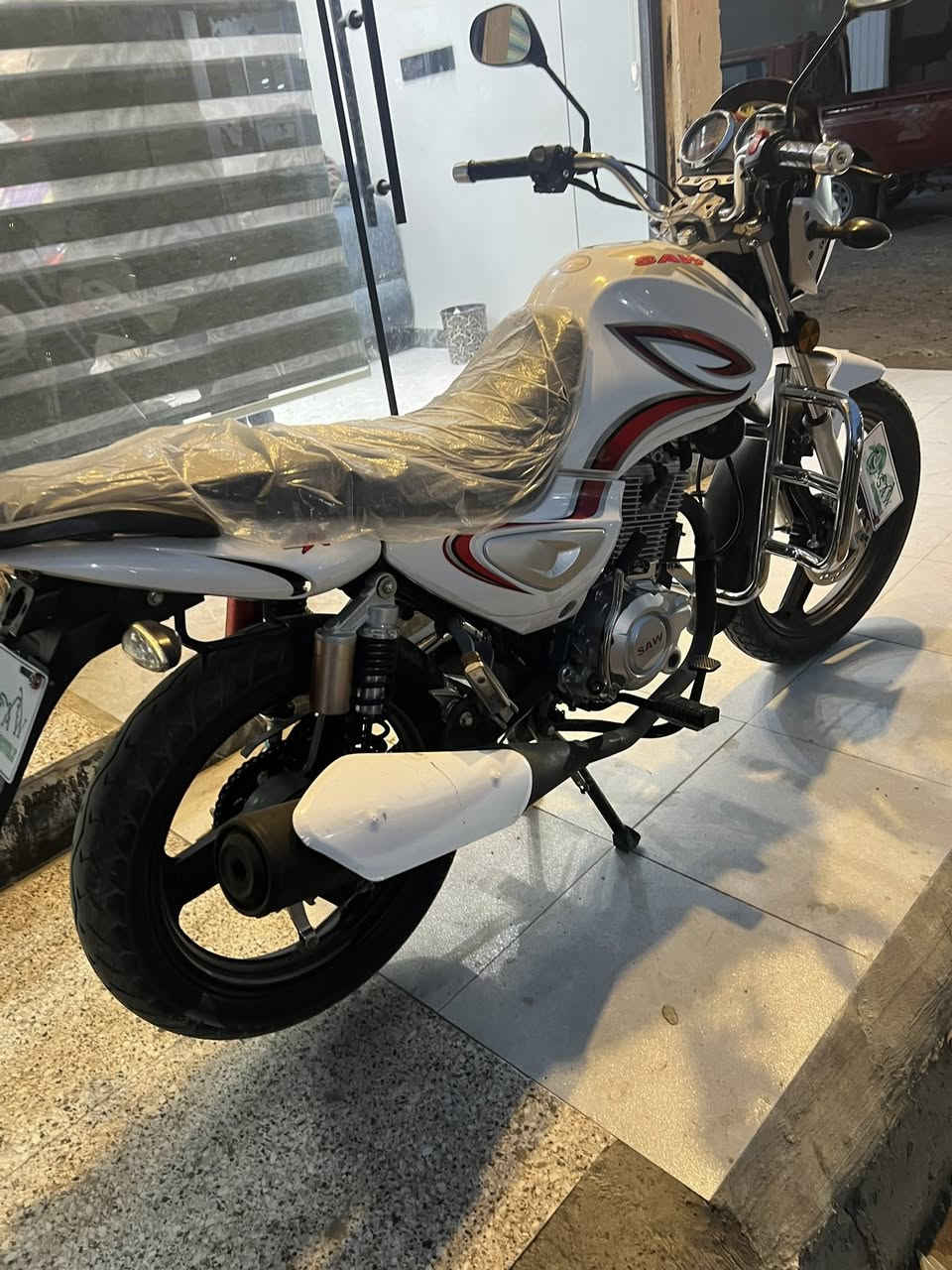 سلام عليكم ماطور سنكي للبيع موديل 2023  السعر 1350 وبي مجال قليل *********** كامل مكمل مع الاوراق
