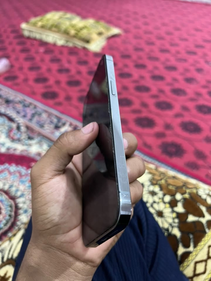 السلام عليكم 12برو ماكس مكفول كفاله عامه لزلغ مابي جهاز ذكره 512شرق اوسط نموذاجN بطاريه77 رقمي ***********
