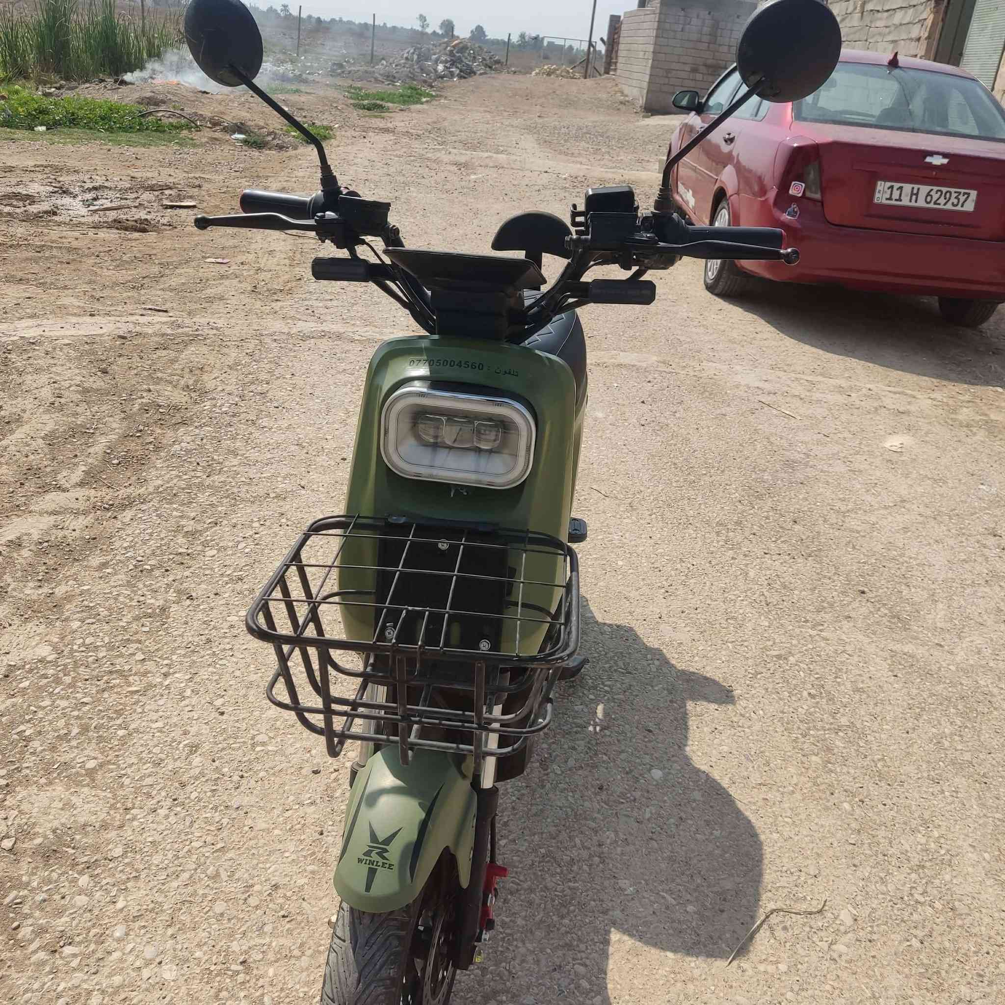 ‏السلام عليكم 
‏دراجه شحن  R8  شركه حيدر النيار للبيع دراجه كفاله عامه 
‏تجي خمسة بطاريات 🔋 مع كافت ملحقتها  وبصمه وكارت وايضأ شاحنه مالته 
‏كهربائية كلهه شغله لايك عالي نص زنون ابيض
بل شاره هورن كلهه شغال

تعال كلب شوف بيعنك 

‏سرعته الحقيقه 99  دراجه نظيفه جدأ  
‏
‏سعره خاص  ‏الي حاب يشتري يتصل  عل

 رقم‪***********‬‏ عنواني ديالى بعقوبه  تقاطع الامام عبدالله بن علي الهادي
