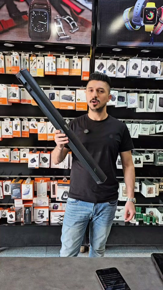 ساوند بار من شركة 𝐌𝐎𝐗𝐎𝐌 السعر: 30,000 دينار 💸 ‏─ ─ ─ ─ Pixel ─ ─ ─ ─ العنوان: بغداد - الشعب - شارع الصحة 📍 رقم الهاتف: ***********  📞 التوصيل لجميع أنحاء العراق 4,000 🚕⁩⁩⁩⁩
