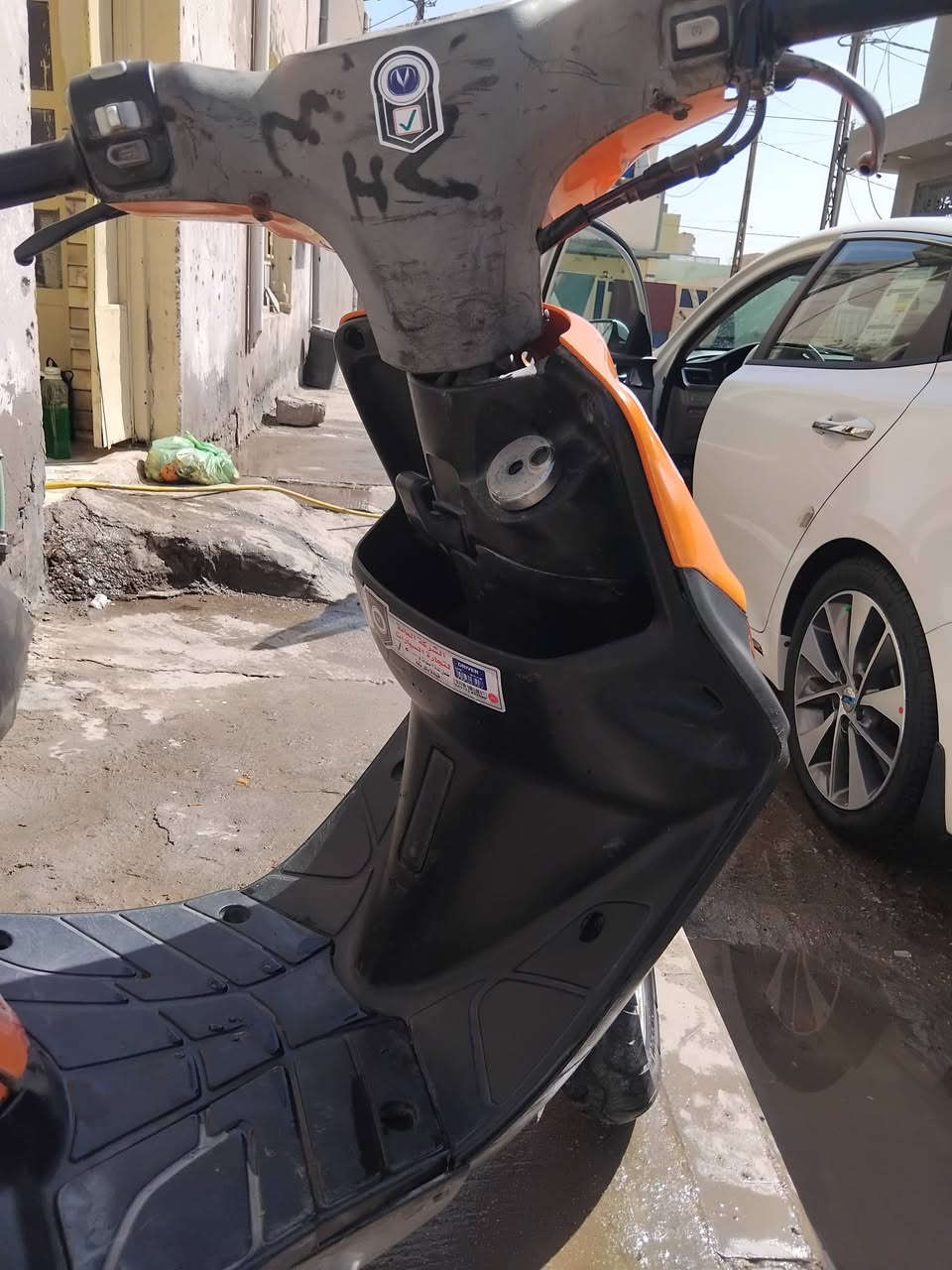 سلام عليكم دراجه للبيع كامله كهربائيات سلف هندر مكينه مامفتوح سعره ٣٥٠ وبيه مجالل رقم ***********
