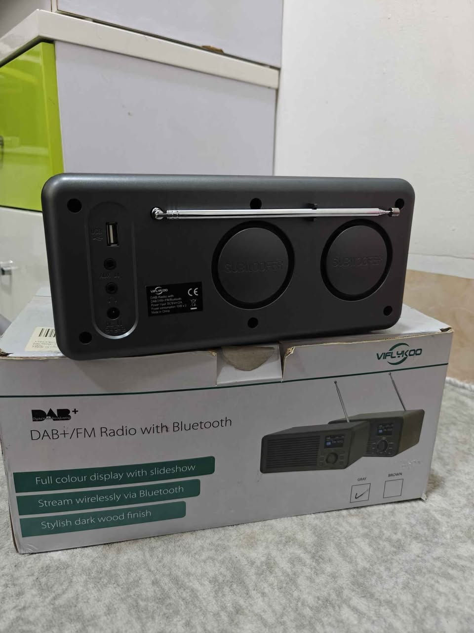 سپیکەرێکی  شاز   بلوتوث  ڕادیۆ   فلاش  ئۆکس    لۆک  بەکار نەهاتوو  بۆ  ماڵەوە و بۆ دوکان زۆر تایبەتە  نرخی  کۆتایی   30 هەزار
*********** السليمانية, العراق
