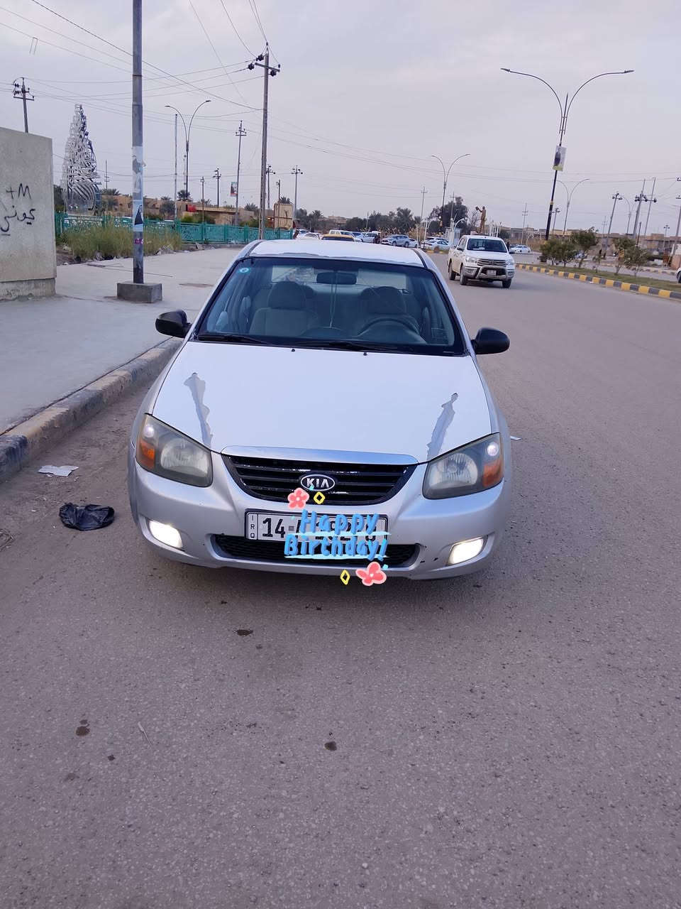 سيراتو خليجي رقم انكليزي بصره موديل 2007 السيارة جاهزة مكينه كير تبريد تخم تاير حداديه مكفولة من الضربه القوية بيه جراد بالقماره وصبغ بهلال الخلفي فقط مكفولة من العيب الشرعي والنقل والكلبه بيه شاشه كاميرا لايت زنون اصلي السيارة للبيع او للمراوس ***********
*********** متوفر اتصال واتساب السعر 75
