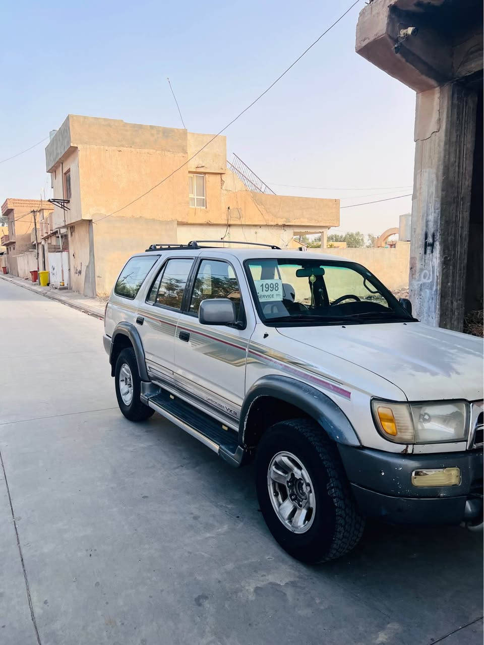 تيوتا رنر 1998بلادي سيارة مامبدل بيها اي قطعة بيها بارد براس جامرلغ كير محر بشرط تدفئة تبريد كهربائيات كلها تشتغل بشرط محرك 4سلندر 2700 دفع رباعي شغال رقم اربيل تحويل بشرط السعر 90وبيها مجال لطيبين رقم الهاتف( ***********) Singapore
