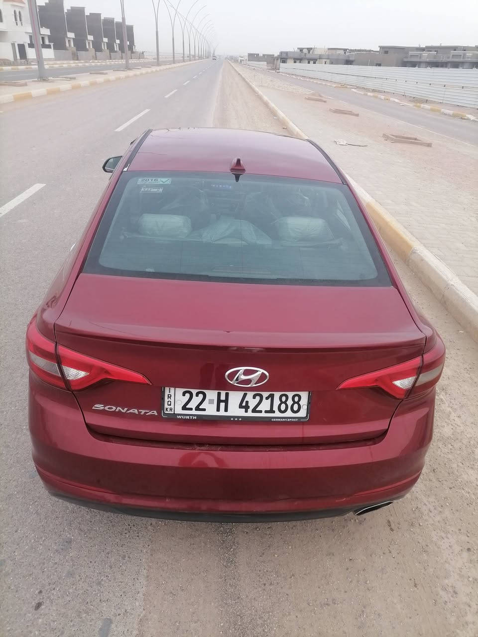 سلام عليكم /بسعر سني؟
سوناتا موديل ٢٠١٦ وارد أمريكي لون ماروني مكينه ٢٤٠٠ حادثه بامريكا بابين وبالعراق بيه طخات. مصبوغه عام سياره داخله زيرو لونين تخم تاير جديد صدر جديد. منضومه جديده كامرات ثنين. انضمه قياده معروفه. منضومه زنون وبقيه المواصفات مكفوله من كص والغرق تحويل مباشر
السعر  ١٠٠
***********
