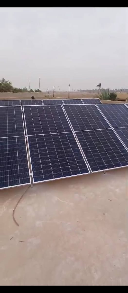 #ديالى_قضاء_كنعان

تم بعون الله يوم 2026 /9/1
تنصيب  منضومت طاقه شمسيه
تفاصيل المنضومه

منضومة 30 مبير صباحا  30 امبير ليلآ
انفيرتر 11 كيلو واط ضمان سنتين
بطاريات  ليثيوم 15كيلو واط عدد 2 ضمان ٥ سنوات 
الواح لونجي عدد 16 ضمان ١٠ سنوات
بورد حمايه و قواطع اي سي +دي سي
اسلاك دي سي دبل عازل حراري 

للطلب والاستفسار يرجى مراسلة الصفحة أو الرقم الواتساب ***********
