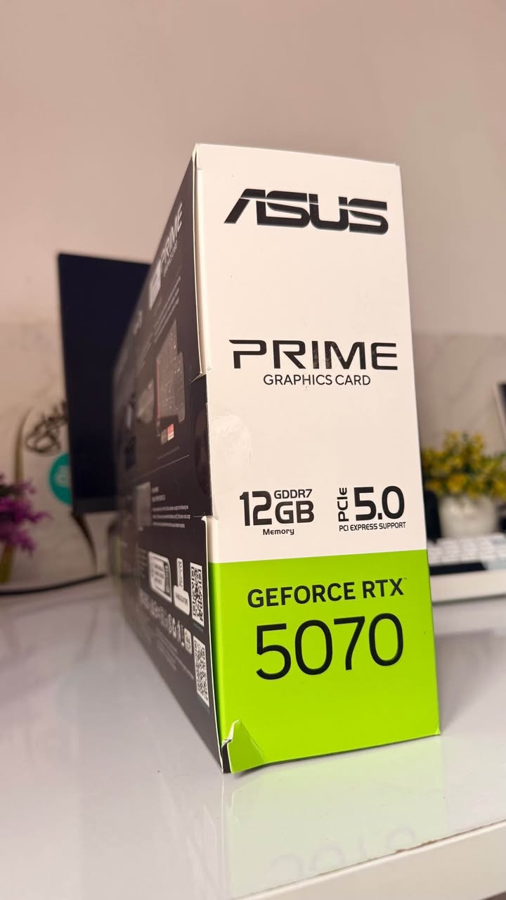 متوفر جديد غير مستعمل 
كارت شاشة RTX 5070 12g النجف, العراق


**إذا كنت صاحب هذا الإعلان وتريد حذفه لأي سبب، رجاءا أرسل رسالة إلى الدعم الفني**