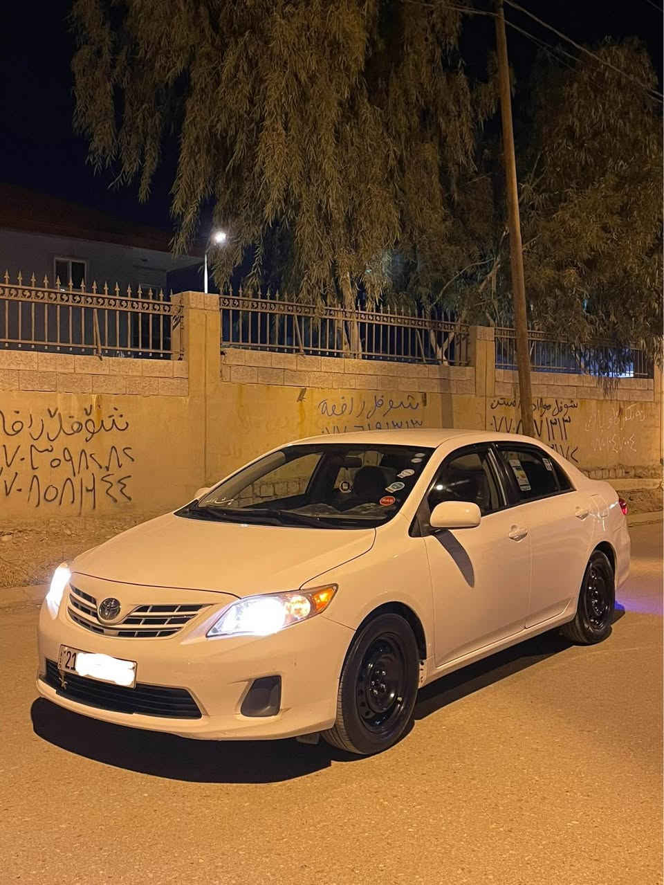 تویتا کرۆلا مۆدێل ٢٠١٣ وارد کندی سەیارەکە تە بڵێی جوان و توندو تۆڵە دینار مەسرەفی تیا نیە  چوار تایەی تازەی لە ژێرە سەیارەکە چرکەی تیا نییە گێر و مەکینەی بە شەرتی١٠٠ فیتەر سەیارەکە بەس کارتی هەیە بێ لێدران سەنەوی تا ٢٩ تازەیە بە ناوی خۆمە کۆبۆن بەنزینی هەیە ژم *********** كركوك, العراق
