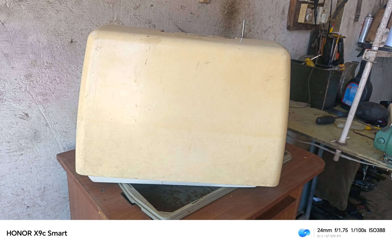 يوجد توصيل جميع محافضات العراق
مكينه  خياطه 

شرط الشغل نضافه فول

خياطه ونقش سعر90

للتواصل خاص


**إذا كنت صاحب هذا الإعلان وتريد حذفه لأي سبب، رجاءا أرسل رسالة إلى الدعم الفني**