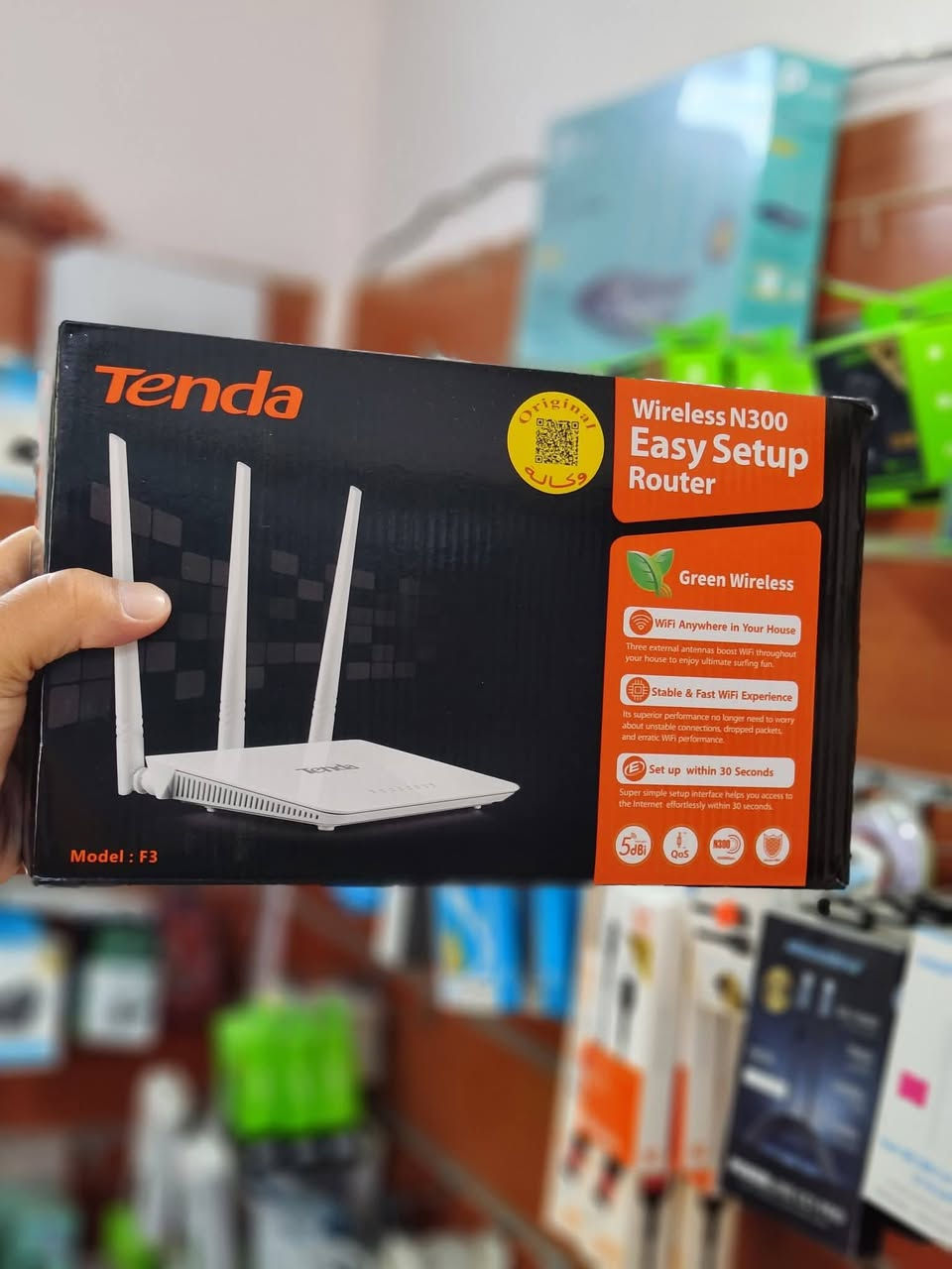 📢 إعلان من مكتب إبراهيم سنتر للموبايل 📱
يسرنا إعلامكم بتوفر:

✅ راوترات أصلية من شركتي TP-Link وTenda
🔹 ضمان وكالة رسمي
🔹 أداء عالي واستقرار ممتاز في الشبكة

✅ عاكسات إنترنت بقدرات عالية
🔋 تشغيل متواصل يصل إلى 16 ساعة
🔹 مثالية للظروف التي تشهد انقطاعات كهربائية

📍 العنوان: جنوب الموصل – قرية أصفيه، قرب المركز الصحي
📞 للاستفسار وطلب التوصيل:
📱 ***********
📱 ***********

🚚 خدمة التوصيل متوفرة لجميع المناطق ✅
