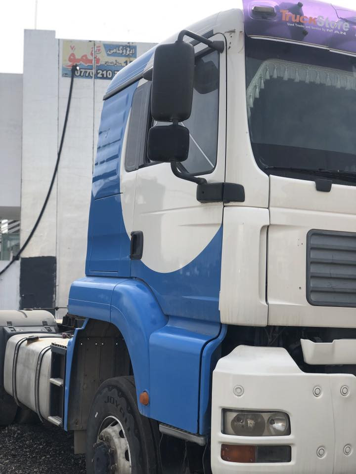 Man tga 430 4X4 2004
مان  تیگە دەبڵ ئەکسل
مەکینە ٤٣٠ کەپس
گێڕی عادی ڕیتایدەر
دوو جوت تایەی لۆک
سەنەوی تازە 
هیچ مەسرەفێکی نییە گێڕ و مەکینە و ئەکسل و دەبڵ ئەکسلی بە شەرت 
نرخی 160 وەرەقە و مەجال
***********
