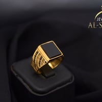 خاتم فضه عيار 925 💍 صياغه ايطاليهvib 🇧🇪 طلاء الذهب عيار k24⭐️ معى الما...