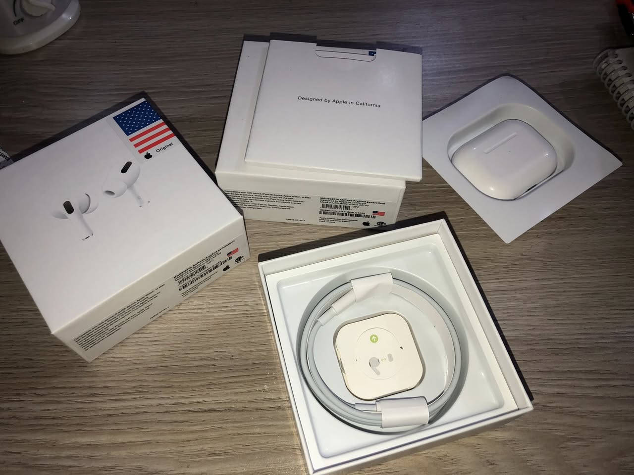 متوفر قطعتين ايربودز برو الجيل الثاني ماستر وية كل ملحقاتها


**إذا كنت صاحب هذا الإعلان وتريد حذفه لأي سبب، رجاءا أرسل رسالة إلى الدعم الفني**