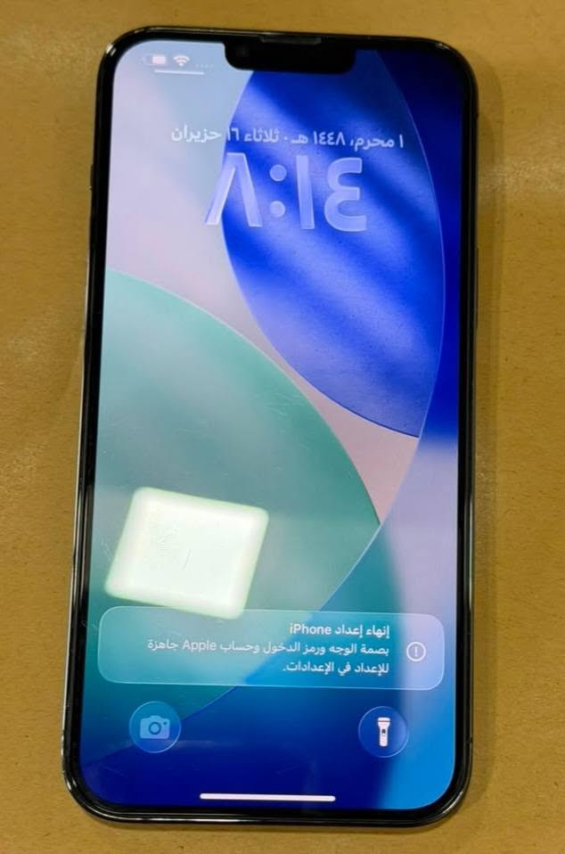 للبيع 13 promax  ب٥٧٥ وبيه مجال الجهاز مكفول بدون مراوس 
  ذاكرة ٢٥٦ بطارية  ٧٨ تك خط  
تواصل خاص


**إذا كنت صاحب هذا الإعلان وتريد حذفه لأي سبب، رجاءا أرسل رسالة إلى الدعم الفني**