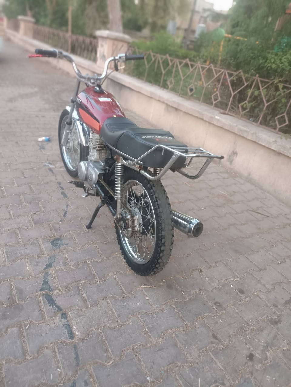 سلام علیکم دراجە ایرانی تعمیر جدید نامە 3احرف نکرە هندر یشتغل محرکیر ابشرط  محرك فول کلجات جدید فلاون اصلی  شلعه معدل فول   حیل نضیف ویلات نضیف تایر کدام جدید تایر ورە نضیف جوبات جدید سعر240وبی مجال وبی مجال للشرای اذا شرای تعال خاص او خابر عل رقم تدلل***********عنوان کرکوک قادسیە2
