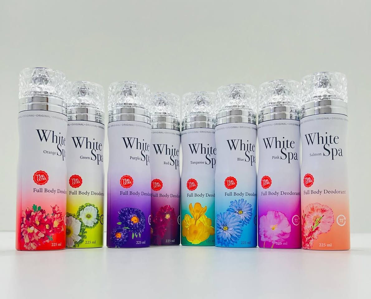 معطر ومزيل عرق للجسم  White Spa 🥹💗 (وايت سبا) التركي 🇹🇷
بروائح مختلفة من الورد ٨ اشكال 
والعطور تجنننن راح تدمنين عليهم 😭👄بنات معطر قليل بي كل كلمات المدح .
حرفيا اليوم الكل معجب بيهن .
الثباتية الي بي عبالك مال عطر مو مال معطر .
رهيب رهيب يعني حيرة بلأختيار كلهن يخبلن .
يجي ب8 أنواع .
 
رائحة جميلة تدوم لمدة 24 ساعة.
يعمل كمفتح للبشرة ويحتوي على فيتامين A.
لا يترك أي أثر على الملابس بجميع ألوانها.🦋

متوفر بحجم 225 مل مع كمية إضافية.


**إذا كنت صاحب هذا الإعلان وتريد حذفه لأي سبب، رجاءا أرسل رسالة إلى الدعم الفني**