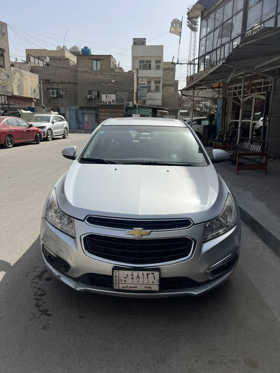 شوفرليت كروز خليجي مكفول بدون صبغ موديل 2016 lt فتحه كشنات جلد مكينه 1800 كير اوتو جام اوتو السياره جديده ماشيه 65 الف كيلو رقم بغداد باسمي السياره نظيفه جدا 
مكاني بغداد الكسره  ***********
السعر 110
