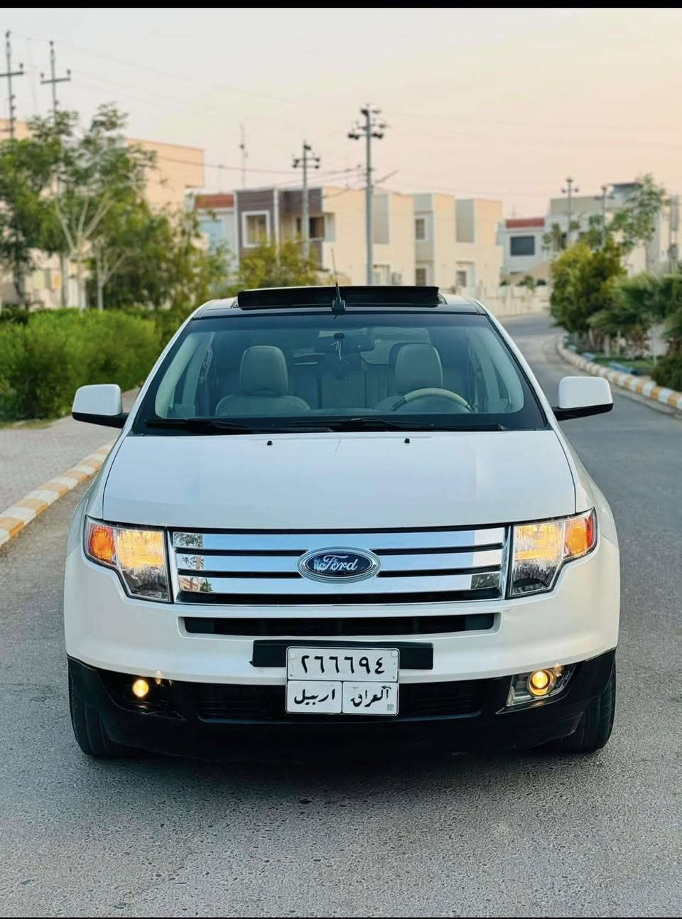 سلام عليكم
فورد ايدج 2010 خليجي فول موصفات SEL 
سعر ( 87 )او بي مجال بسيط 
رقم الموبايل ***********
مكفول من الصبغ عدا جاملغ خلفي 
صور سونار مرفقه 
حجم المحرك 3500
تبريد لمس ثلج تبريدة 
ايرباكات سلميه 
اي بي اس 
جامات كهرباء
كوشن كهرباء
شاشه جبير
سقف بانورما 
دواخل بيجي كشنات جلد
ويل استيل 
كامرة خلفي 
دبل صالصنه 
رقم اربيل سنويه ساقطه تريد تحويل تريد وكاله 
مكان سيارة خانقين
