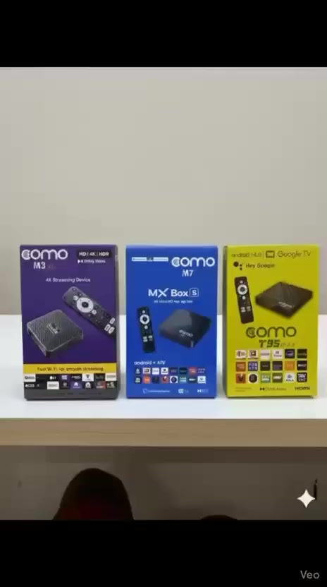 تم اصدار النسخة الجديدة من

[  TV BOX COMO  ]

ROM:16GB
RAM:2GB
4K 
🎤  Google assistant built-in 
 
Android 0.14

يوجد 5 اصدارات 

النسخة الاولة برتقالي 🟠
النسخة الثانية ابيض  ⚪️
النسخة الثالثة اصفر   🟡
النسخة الرابعة ازرق   🔵
النسخة الخامسة بنفسجي 🟣

موصفات الجهاز 
يدعم الاقطة 
الذكرة 16 والرام 2
يدعم سوق بلي 
نظام الأندرويد  0.14
يدعم خاصة عرض الموبايل على شاشة
يدعم اليوتيوب 
يدعم WIFI الداخلي 
يدعم 4K. 3840x2160 
يدعم برنامج شاهدة و NETFLIX  ويدعم جميع برامج 
يدعم ATV و HDMI
يحتوي على ريموند خاص الذي يدعم الاقطة من خلال البحث عن طريق الصوت
يحول الشاشة من شاشة عادية الى شاشة ذكية Smart


**إذا كنت صاحب هذا الإعلان وتريد حذفه لأي سبب، رجاءا أرسل رسالة إلى الدعم الفني**