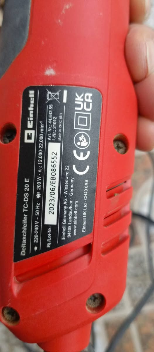 صنفرة ألمانية مستعمل
سعر 25


**إذا كنت صاحب هذا الإعلان وتريد حذفه لأي سبب، رجاءا أرسل رسالة إلى الدعم الفني**