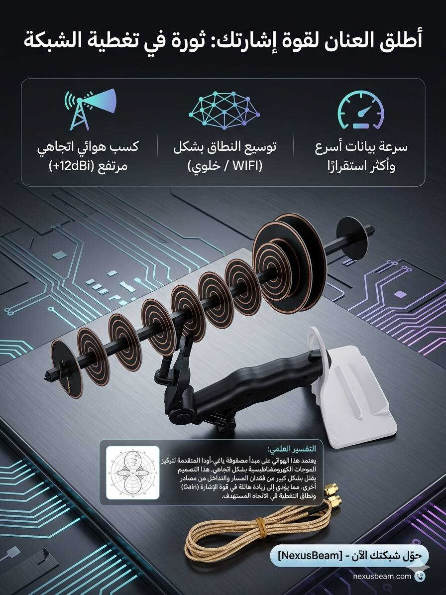 🚀 ودّع ضعف الإشارة وانقطاع الإنترنت!
📡 هوائي الجيل الجديد عالي الكفاءة لتقوية واستقبال الشبكات البعيدة بثبات مذهل.
✅ تصميم احترافي متعدد الطبقات لالتقاط الإشارة بتركيز أعلى
✅ تحسين ملحوظ في قوة واستقرار الشبكة
✅ يدعم الترددات الحديثة لاتصال أسرع وأكثر ثباتًا
✅ يقلل التشويش ويرفع جودة الاستقبال لمسافات أبعد
✅ خامات عالية الجودة وأداء يعتمد عليه
⚡ مناسب لعشاق السرعة، البث، الألعاب، والعمل بدون تقطيع.
🌍 استمتع باتصال أقوى حتى في المناطق ضعيفة التغطية.
🔥 الفرق الحقيقي يظهر من أول تشغيل!
امتلك القوة… واجعل شبكتك تصل أبعد مما تتوقع.
📦 الكمية محدودة — اطلبه الآن قبل نفاد الدفعة الأولى!
السعر 45 الف مع التوصيل


**إذا كنت صاحب هذا الإعلان وتريد حذفه لأي سبب، رجاءا أرسل رسالة إلى الدعم الفني**