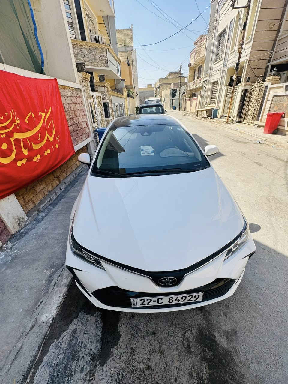 سلام عليكم كورلا للبيع 2022 سياره بانزين سياره بانزين بيها تبديل جاملغ وبنيد وصبغ بل جاملغ الخلفي وبارد خفيف سياره حلوه مناقصها شي  من كل النواحي معروضه ب 13.500 مكاني بغداد البنوك ***********
