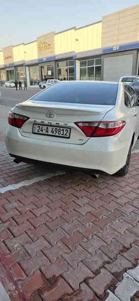 كامري SE موديل 2016 دبل كزوز شركة  بصمه تشغيل بصمه كشن جلد كشن كهرباء بردة خلفية كهرباء ضرر جاملغات الاماميه صبغ فقط بدون دواخل بدون ارباك *********** سميل
