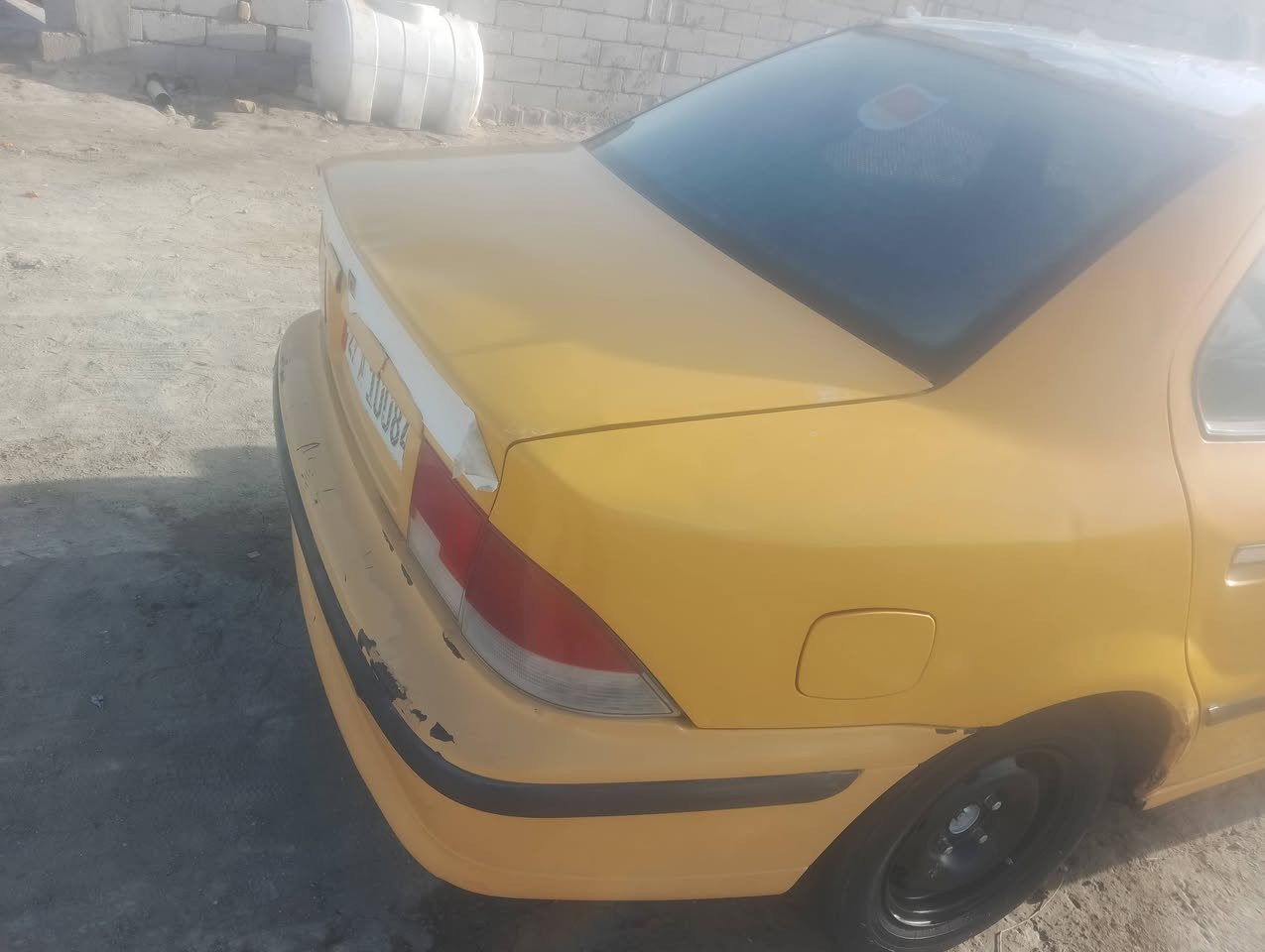 السلام عليكم سمند 2010
حداية امامي خلفي جديد منضومة بانزين جديد تخم تاير جديد سيارة مكينه كير لا تنقيص ولا تبخير شرط سيارة جاهزه بسمي ***********
