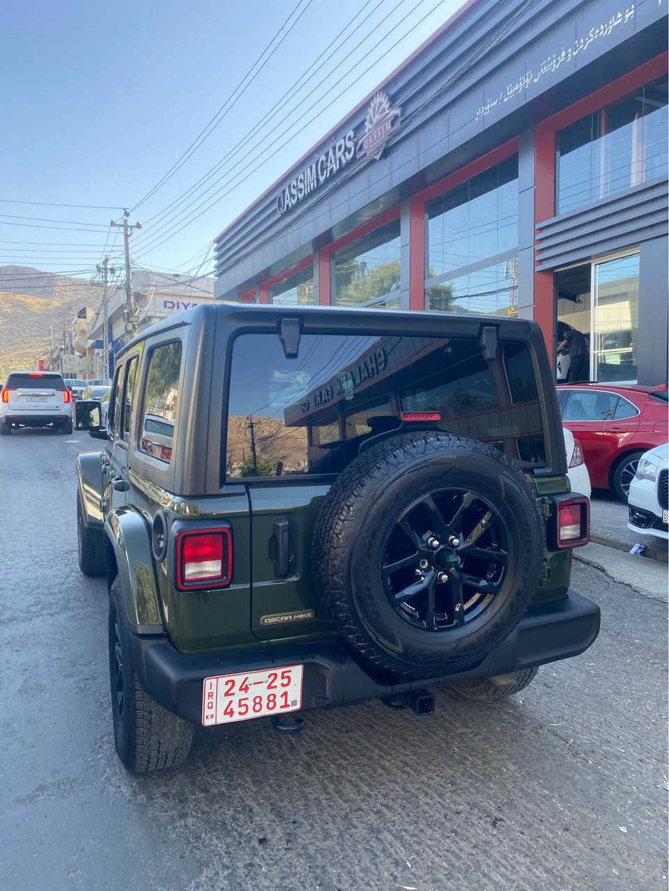 Type : JEEP WRANGLER OSCAR MIKE V6

Model : 2023

Import : U.S.A

Mileage : 41,000 Mile

Part Of Paint : Clean Title

Engine : 3.6 V6

Price : $32,000

Location : Duhok 

Contact :

Call : 0750 397 7323
Call : 0750 895 3195

————————————————————————

نوع السيارة : جيب رانكلر ئوسکار مایك V6

مودیل : ٢٠٢٣

بل الإصدار : امریکي 

العداد : ٤١،٠٠٠ میل

الضرر : کلین تایتل

حجم محرك : ٣،٦ / ٦ سلندر / إي تورك

سعر : ٣٢،٠٠٠$

الموقع : دهوك 

للتواصل :
***********
*********** دهوك, العراق
