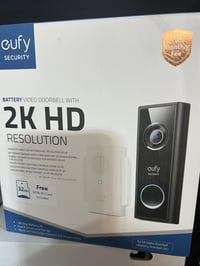 جرس ذكي Eufy • فيديو 2K • بطارية ١٨٠ يوم