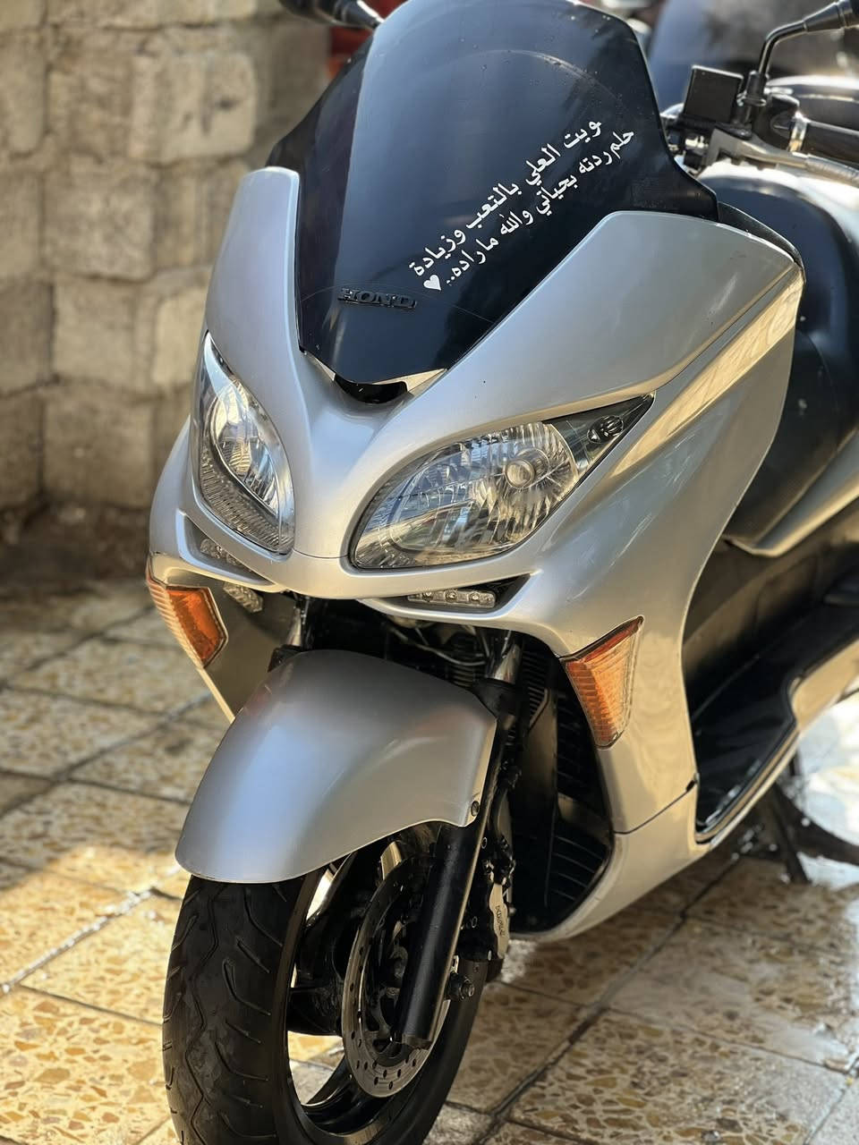 السلام عليكم اعيد النشر بسس الوعود دراجة09كلش نضيفه ومرتبه كفرات مرايه زوج تايرات جدد كير ملغي شلعة معدل تجي تشوف احلة من الصور (سعر 950وبيهة مجال)مكان بغداد الزعفرانيه او المدائن ***********
